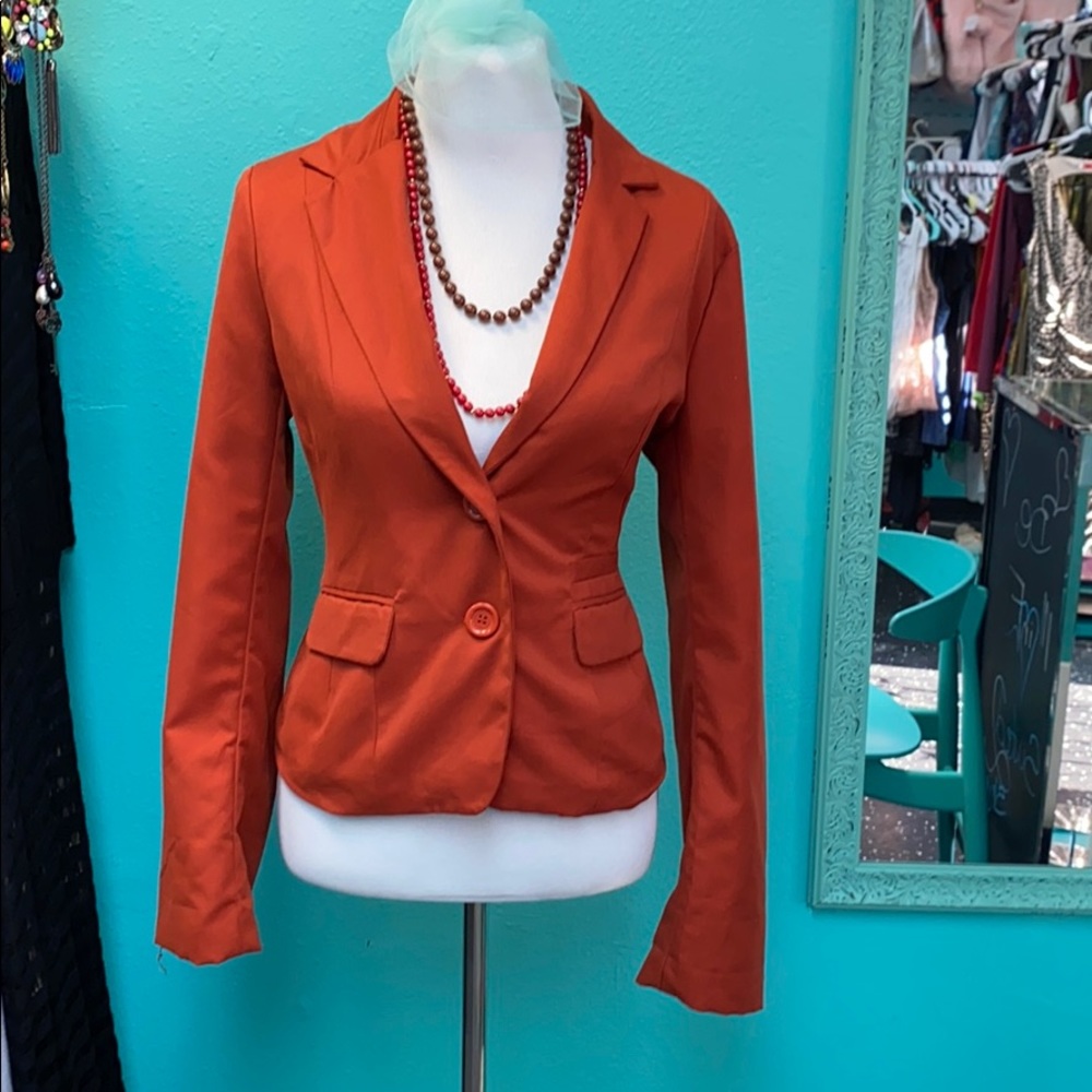 Burnt Orange Blazer